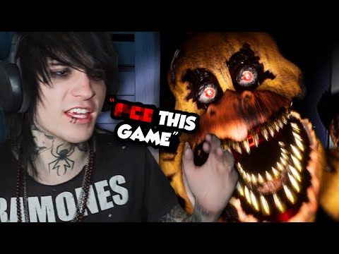 Playing Five Nights At Freddy's 4 until I get too scared