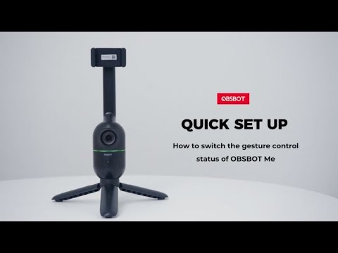 OBSBOT Me Series 丨How to switch gesture control status