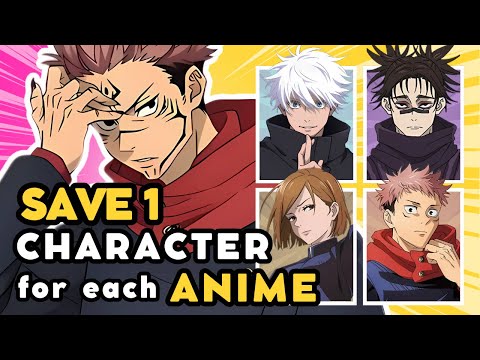 Save 1 ANIME CHARACTER for each ANIME SHOW 🔥 | ANIME QUIZ