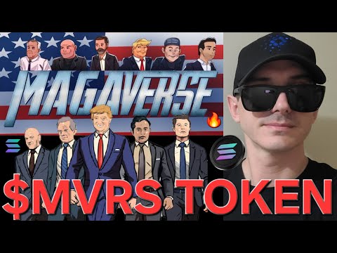 $MVRS - MAGAVERSE TOKEN CRYPTO COIN HOW TO BUY MVRS MAGA VERSE MEMECOIN TRUMP SOL SOLANA BLOCKCHAIN