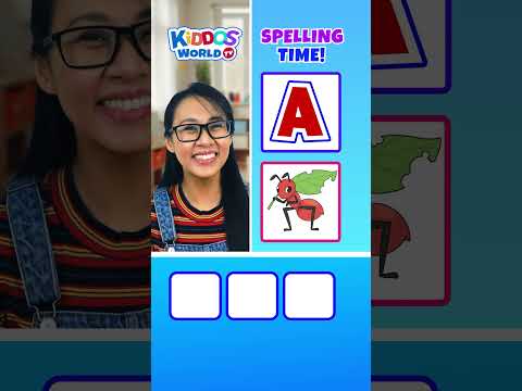 Letter A Phonics and Spelling for Toddlers