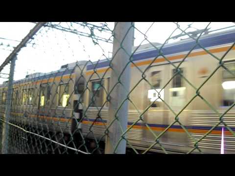 南海電車　各停電車浅香山駅発車