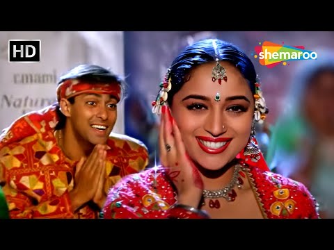 नमस्ते नमस्ते नमस्ते | Namaste Namaste (HD) | Dil Tera Aashiq (1993) | Salman Kha | Madhuri Dixit