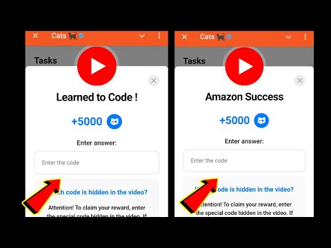 Learned to Code ! Cats Code| Amazon Success Cats | 23-24 December Cats All Video Codes Today