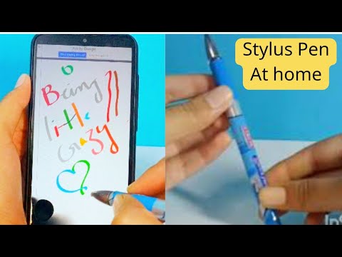 How to make stylus pen for android at home | Diy touch pen at home | Light pen | screen touch pen |