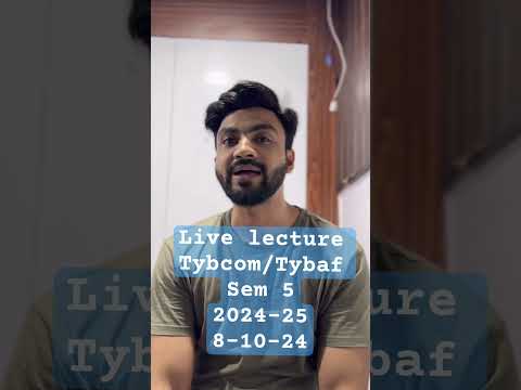 Live lecture schedule | TYBCOM / TYBAF | Mumbai University | sem-5 |