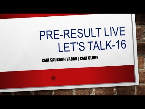 Let's Talk-16 Pre Result