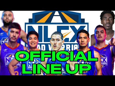 NLEX ROAD WARRIORS OFFICIAL LINE UP | PBA COMMISSIONER'S CUP 2024