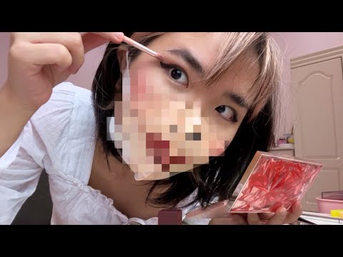 a casual makeup tutorial but I'm a faceless youtuber