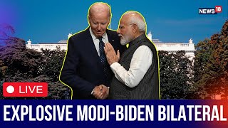 PM Modi In US LIVE | Modi-Joe Biden Bilateral LIVE | PM Modi LIVE | Joe Biden LIVE | US News | N18G