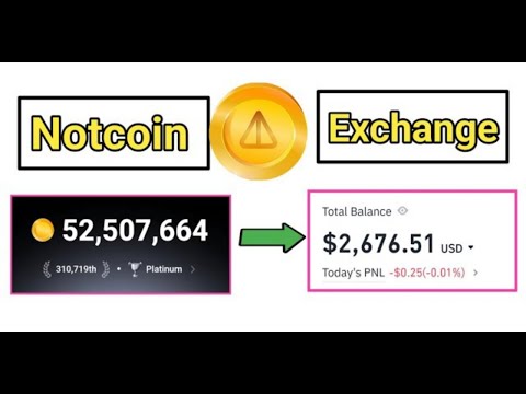 Notcoin sell 🤑।। Notcoin premarket।। Notcoin Exchange।। Notcoin Exchange।। Hot to sell notcoin