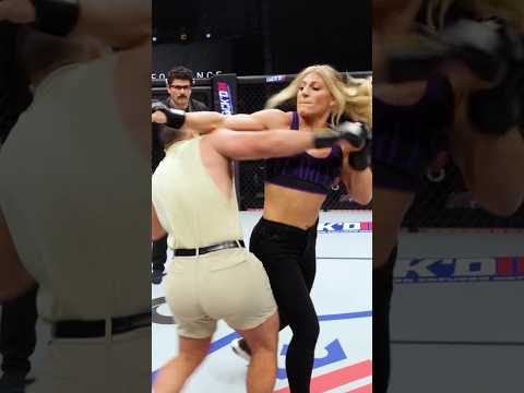 Female fighter DESTROYS cocky guy