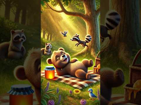 Baby Bear's Daily Song: Day of Chaos and Calm #cute #song #3d #babybear #story #foryou #viralshorts