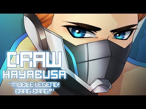 [SPEED PAINT] DRAW FANART HAYABUSA MOBILE LEGENDS TIMELAPSE