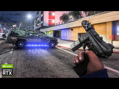 GTA 5 - FIRST PERSON RTX 3090 RAW Police Rampage Epic Police Chase / GTA 5 4K PC