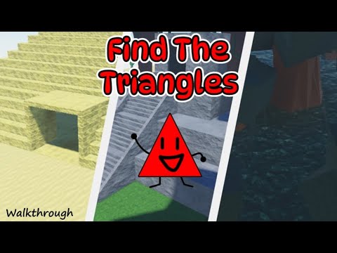 Find The Triangles *How to get All 139 Triangles and Badges* Roblox