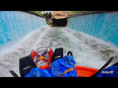 River Rapids Ride with Animatronics | Fjord-Rafting | Europa Park 2024