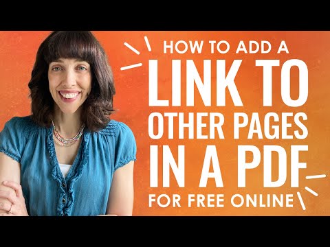 How to Add a Link to Other Pages in a PDF for Free Online