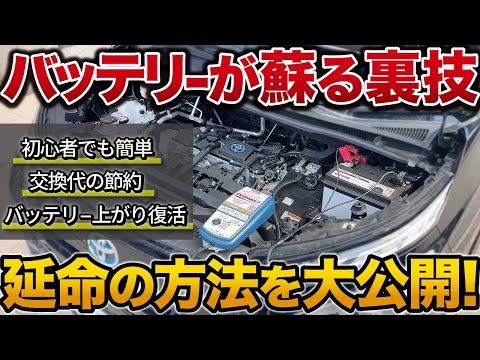 【バッテリー上がりの救世主】もうJAFは不要？絶対に一つは欲しい神商品【オプティメイト7 テックメイトジャパン】