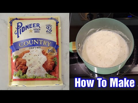 Pioneer Country Gravy Mix – How To Make