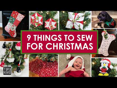 9 Easy Things to Sew for Christmas