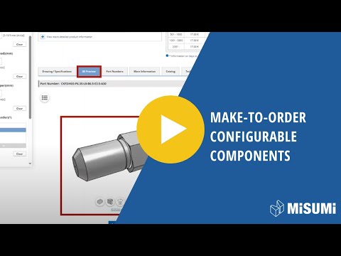 Make to Order - Configurable components - MISUMI Europe