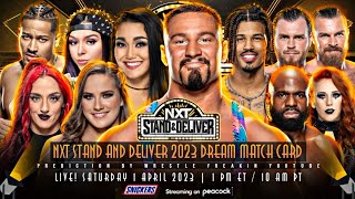 WWE NXT Stand & Deliver 2023 Custom Match Card Predictions HD | Wrestle Freakin