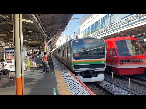 東海道・伊東線 E231系1000番台K-06編成 伊東行き 入線シーン@熱海