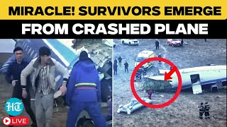 Kazakhstan Plane Crash LIVE Updates: Survivors Emerge From Crashed Plane In Miraculous Save | Aktau