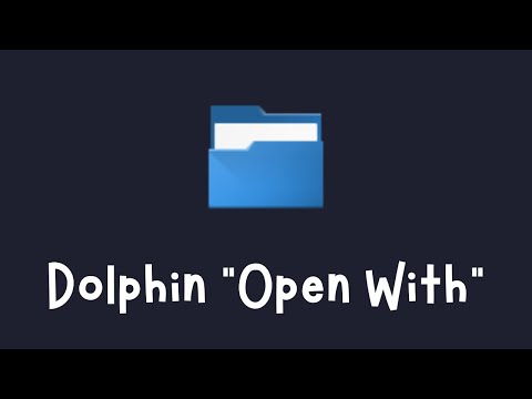 Dolphin file manager - Open with "bug" on Arch