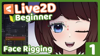 【Live2D Beginner】 Episode 1 - Face Rigging, Eyes, Mouth & Brows