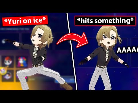 Luca doing the Yuri on ice skating dance...