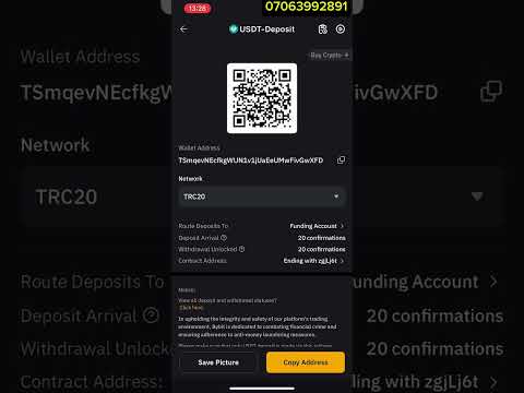 How to Get Your Bybit Wallet Address without Stress | #bybit #touchbillions #wallet #crypto #usdt