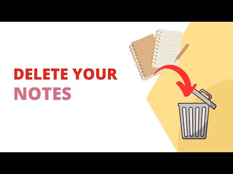 Delete More Notes