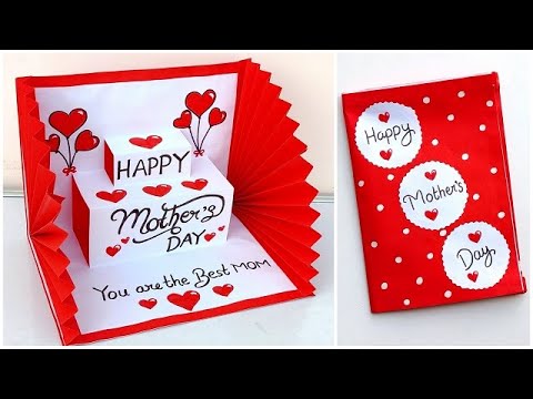 DIY Mother's day pop up card 2024 / Beautiful Handmade Mother's day greeting card