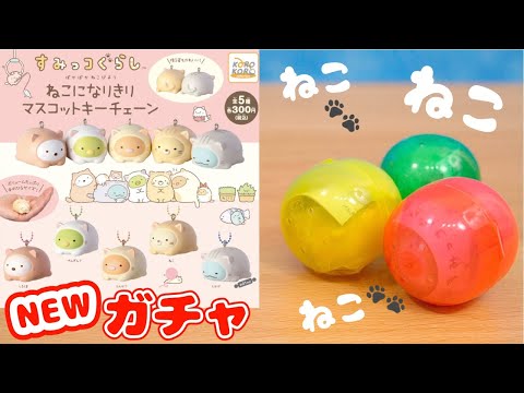 すみっコぐらし 最新ガチャ♪ねこになりきりマスコットキーチェーン Capsule Toy 角落生物 fromegg