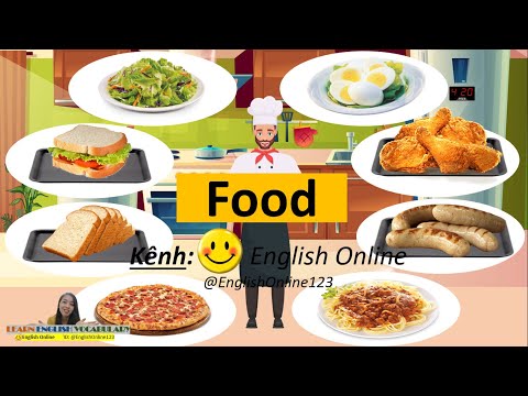 Từ Vựng Tiếng Anh: Các Món Ăn- Food/ English Online