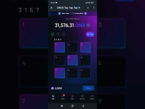 Onur Tab 13 Eylül Combo #Tap2Earn #Airdrop #ONUS