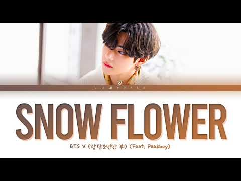 ||BTS V Snow Flower(feat. Peakboy)Full Song Lyrics||