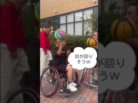 ♿️🏀くるくるバスケットボール🏀#車いすバスケット#車いすバスケットボール