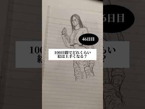 人の描き方 / 100日間絵を描き続けたら上手くなる？【46日目】【上達記録】