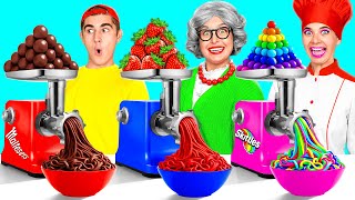 Me vs Grandma Cooking Challenge | Awesome Kitchen Tricks by BaRaDa Challenge