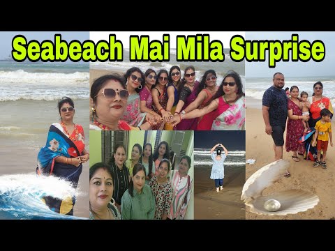 Vlog1017 👉Sea Beach Mai Morning mai milgaya Surprise 😮 🫢 🫢😮👉 Sea beach mai Full mast kiya sabne🌊⛵️⛵️