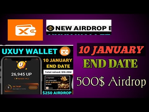 Uxuy Wallet Airdrop | Uxuy Wallet Airdrop Full Details | Uxuy Wallet Airdrop Listing & Withdrawal