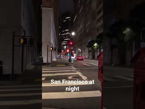 Night Walk Around SAN FRANCISCO 夜のサンフランシスコを歩いたら