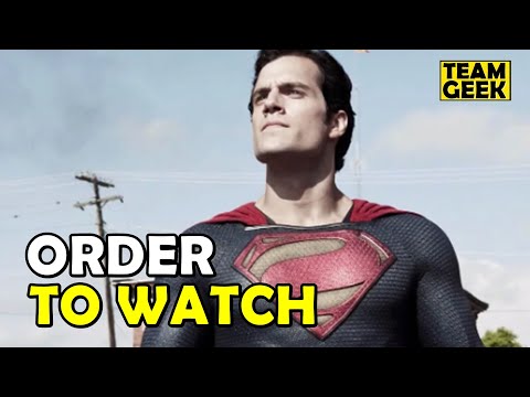 Order To Watch Superman - Superman Chronological Order