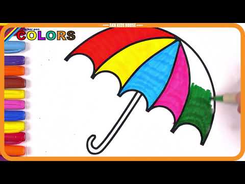 Umbrella Ccoloring / Akn Kids House