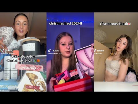 Christmas haul 2023/24 - TikTok compilation 🛍️😋