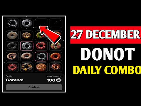 Donot Daily Combo 27 December | Donot Daily Combo Today | Daily Combo Donot | Donot 27 December