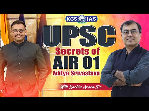 ✨Reveals His Secrets of UPSC Mains Exam | Aditya Srivastava AIR 1 Rank UPSC 2023 | Sachin Arora Sir